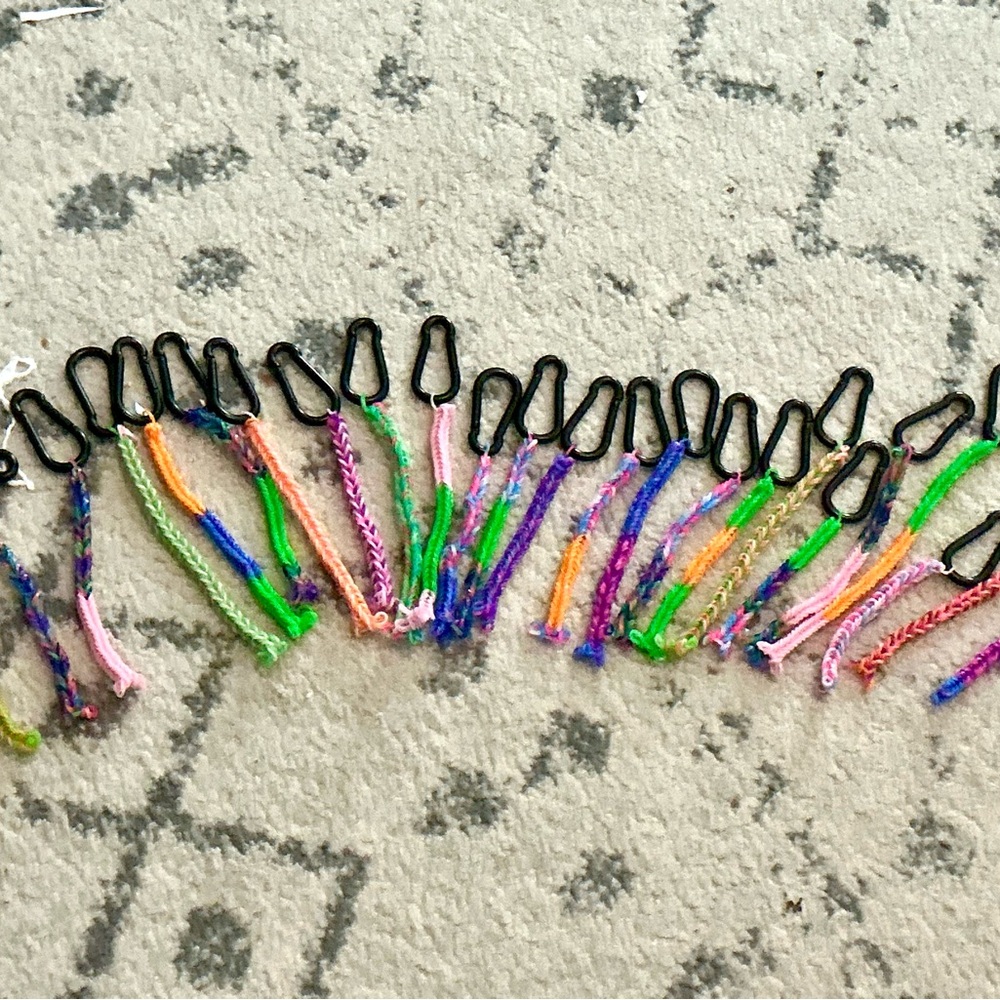 Handmade keychains-assorted colors